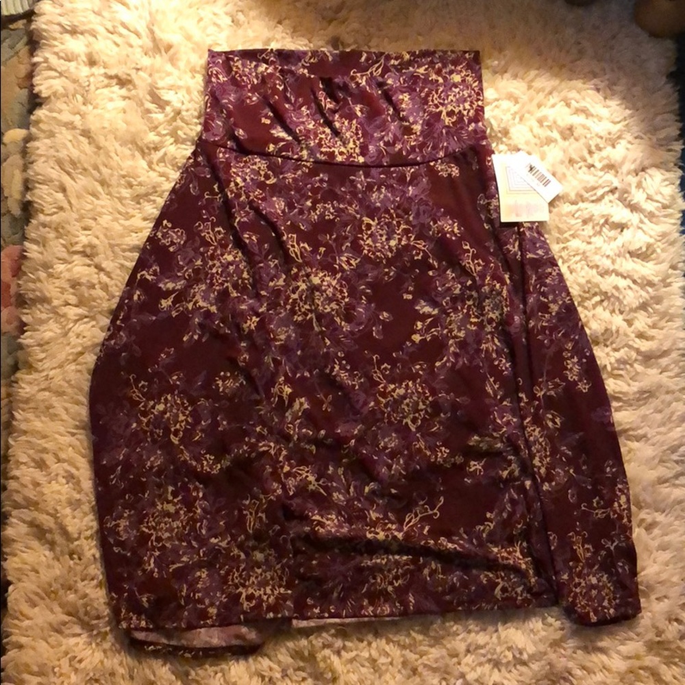 LulaRoe Long Skirt/Strapless Dress